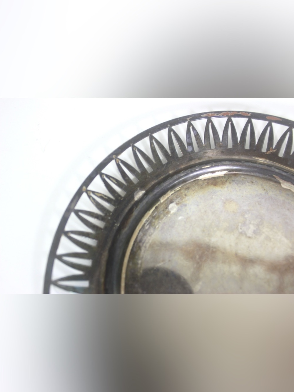 Silverplated Wine Coaster or Pillar Candleholder - Picture 4 of 8